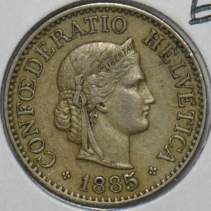 Switzerland 1885 10 Rappen 196182 combine shipping - Picture 1 of 2