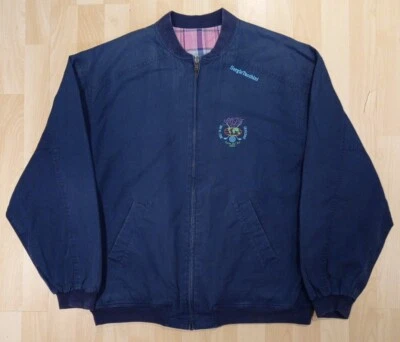 SERGIO TACCHINI Reversible VINTAGE Golf Jacket Made In ITALY Size 52 P2P 25" - Image 1 of 4