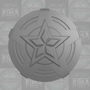 Red Guardian custom shield accessory for Marvel Legends & other action figures - Picture 1 of 1