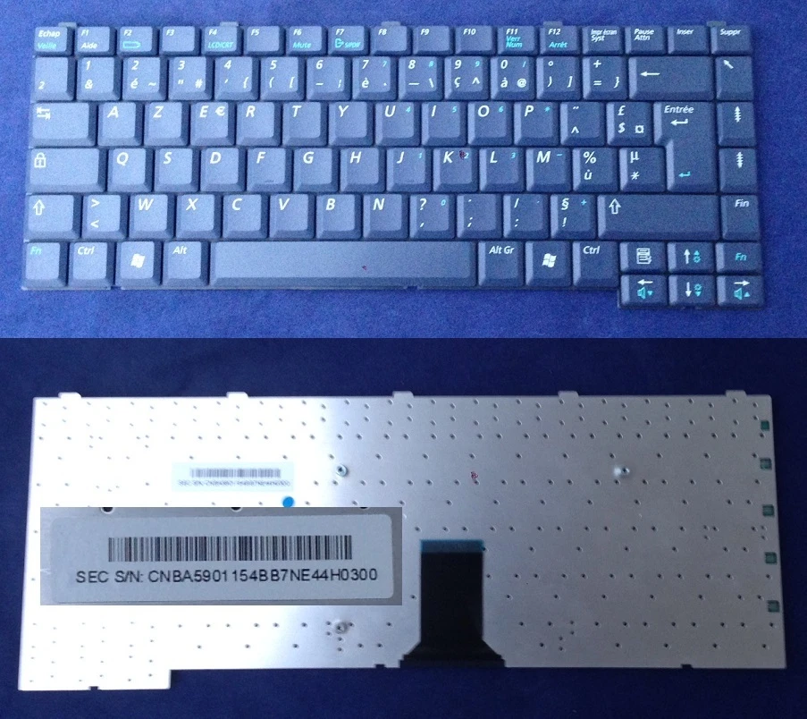 French AZERTY Keyboard SAMSUNG Type BA59-01154B Black - Image 1 of 1