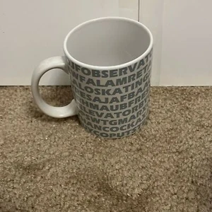 White red gray John Hancock observatory Chicago Midwest iconic coffee mug - Picture 1 of 5