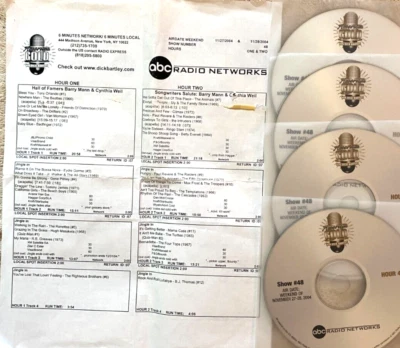 11/27/04 DICK BARTLEY'S AMERICAN GOLD BARRY MANN/CYNTHIA WEIL & TOP 10 NOV 67 - Image 1 of 2