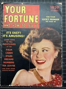 RARE Your Fortune and How To Tell It #nn (Hillman Publications, 1939) Mid Grade - Picture 1 of 24