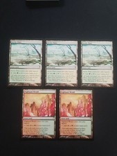 9X MTG Coldsnap Uncommon Dual Land Lot. Arctic Flats, Boreal Shelf, Frost Marsh