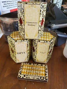 3 NIB New! Tyler Candle Company DIVA 5 STAR GLAMOROUS HOLIDAY 2oz Votive Candle - Picture 1 of 10