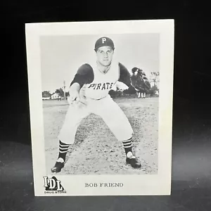 I.D.L. 1963 Jugador de béisbol de los Piratas de Pittsburgh de la farmacia - Bob Friend - Imagen 1 de 2