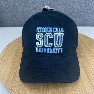 Cappello Berretto Snapback Stone Cold University SCU 1998 Vintage Nuovo con etichette WWF Steve Austin Usato in ottime condizioni - Foto 1 di 13