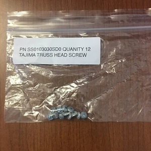 Tajima SS0103030SD0 Truss Head Screw Lot Of 12 - Picture 1 of 4