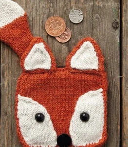 Foxy Lady Childs Purse Knitting Pattern - Picture 1 of 1