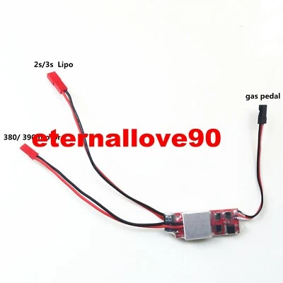 20A Brushed ESC Two-way 2s 3s Lipo 380 390 motor RC Boat Car Speed Controller Foto 1 de 4