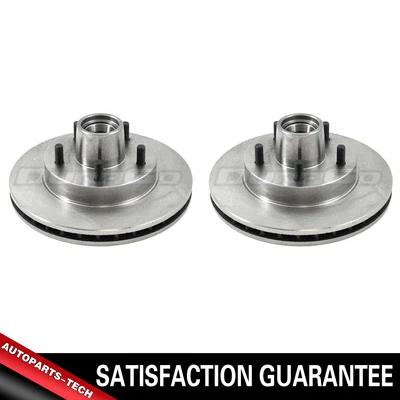 Conjunto de rotor y buje de freno de disco delantero 2 piezas para Chevrolet LLV 1987-1995 Foto 1 de 4