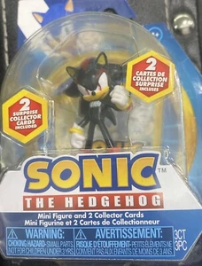 Sonic The Hedgehog Shadow Action Figure 2.5” + 2 Collector Cards Sega New - Picture 1 of 3