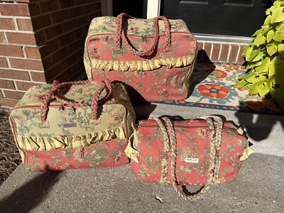 Juego de 3 bolsas/equipajes tapices April Cornell para llevar en Isabella’s Journey Foto 1 de 4