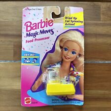 New Vintage 1995 Barbie Magic Moves Food Processor NOS
