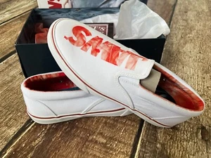 SPERRY JAWS BIGGER BOAT LIMITED EDITION STRIPER SLIP ON SHOES MENS 9 NEW - Picture 1 of 7