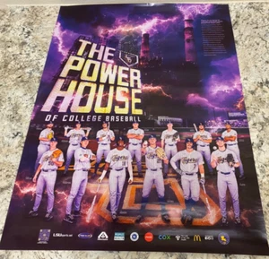 2023 LSU TIGERS BASEBALL TEAM SKENES CREWS WHITE POWER HOUSE NATIONAL CHAMPS - Picture 1 of 8