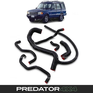 5pc SILICONE ENGINE RADIATOR HOSE PIPE KIT FOR 2.5 LAND ROVER DISCOVERY 1 94-98 - Afbeelding 1 van 10