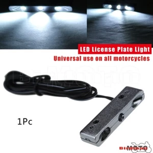 Universal Fit Car Moto Slim Mini License Plate Light Taillight Lamp Weatherproof - Picture 1 of 9