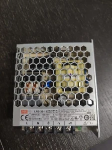 Alimentatore Mean Well LRS-35-12 volt Striscia Led 230 volt Trasformatore Power - Foto 1 di 3
