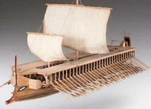 Dusek D004 - Greek Trireme - wooden modelship kit, scale 1:72 - Foto 1 di 6
