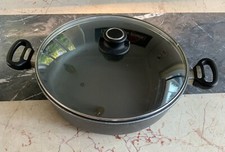 WOLL Casseruola Salta Rotonda 32cm con Coperchio in Vetro, Usata