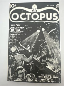 The Octopus Vol 1 No 4 Winter 1939 Pulp Magazine Weird Menace Fiction Facsimile - Picture 1 of 15