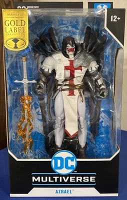 DC Multiverse Suit Of Sorrows Etiqueta Dorada AZRAEL Templario Blanco McFarlane 2021 Foto 1 de 4