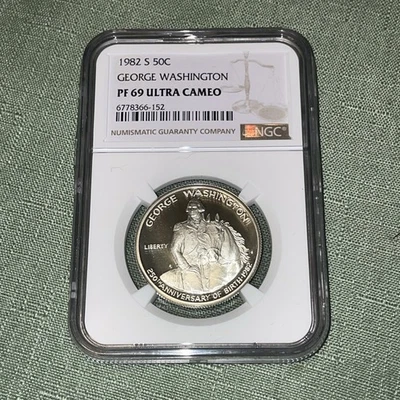 90% Silver! PF69 1982-S George Washington Commemorative Half Dollar NGC #2 - Image 1 of 4