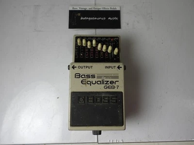 Boss GEB-7 Bass Graphic Equalizer 7-Band EQ Effects Pedal Free USA Shipping - Image 1 of 4
