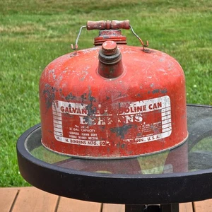 VTG Behrens Gasoline Can 2.5 Gallons #222-E Double Seam Bottom USA - Picture 1 of 8