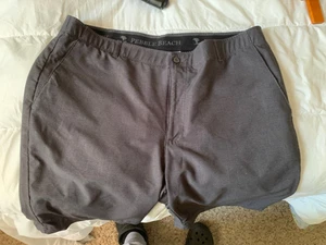 Herren Pebble Beach Dry-Luxe grau Performance Golfshorts Gr. 40 neu ohne Etikett - Bild 1 von 3