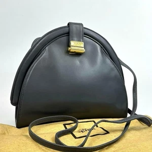 Fendi Vintage Mini Schultertasche Gold Hardware Leder Crossbody Gebraucht - Bild 1 von 10