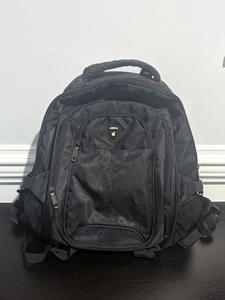 Dejuno Hubbard Black Travel Hiking Airline Compatible Backpack  - 21x14x11 in - Picture 1 of 6