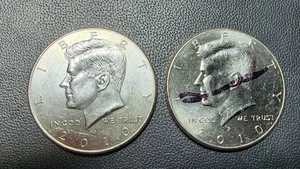 Set of 2010 P&D Kennedy Half Dollars, Circulated NIFC READ READ READ - Picture 1 of 2