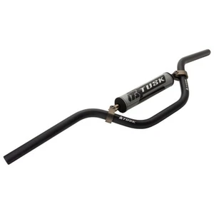 Tusk T-10 Aluminum 7/8" Handlebar Mini KX Low Bend Black For KAWASAKI KX80 - Picture 1 of 2