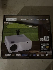 E-Vision 6500 4k-UHD Smart Projector with i-Motorized Projector Screen - Picture 1 of 6