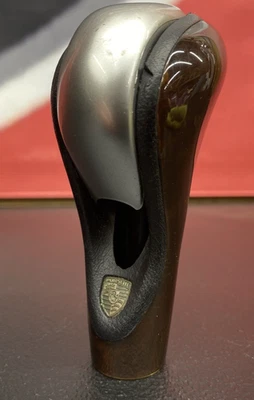 2000 Porsche Boxster S 986 Tiptronic Shift Knob Wooden w/ Crest 99642606905 - Image 1 of 4