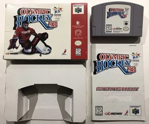 Olympic Hockey 98 (Nintendo 64 N64) Complete In Box CIB - Picture 1 of 6