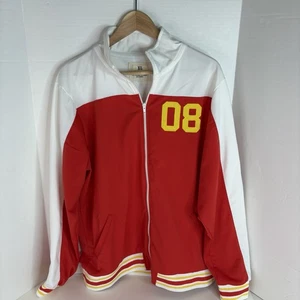 Retro Beijing Olympics 2008 Full Zip Jacket, XL, Red/white, Long Sleeve Old Navy - Picture 1 of 8