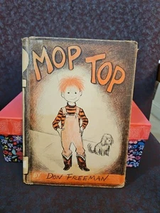 MOP TOP  by Don Freeman  Hardcover 1955 /1961 Cadmus Edition, Ex Library,  - Picture 1 of 11
