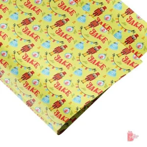 Name Personalized Gift Wrapping Paper w/ Festive Nutcracker Christmas Gift Wrap - Picture 1 of 20