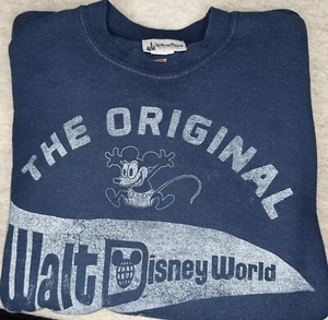 Felpa Disneyland Parchi Disney Hanes Crewneck Pullover Autentico Medium - Foto 1 di 10