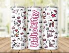 Kitty Stainless Steel 20oz Tumbler Lid Straw Coffee Cup Water Bottle Girly Gift