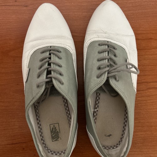 Scarpe da sella Oxford stile VANS 50 pelle donna punta in pizzo US 7 5