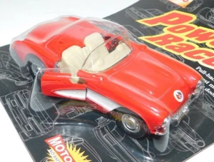 MOC 1996 MAISTO POWER RACER PULL BACK DIE CAST AUTO ROT 50ER 60ER CORVETTE - Bild 1 von 4