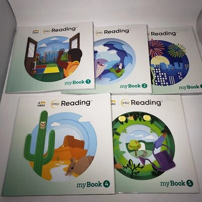 HMH Into Reading Grade 1 Mybooks Workbooks 1-5 Home Schooling Complete - Image 1 of 4