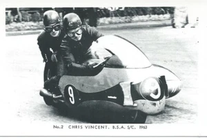 ORIGINAL. ISLE OF MAN. TT RACES. CHRIS VINCENT. BSA. MANX. MGP. RANSCOMBE. - Picture 1 of 2