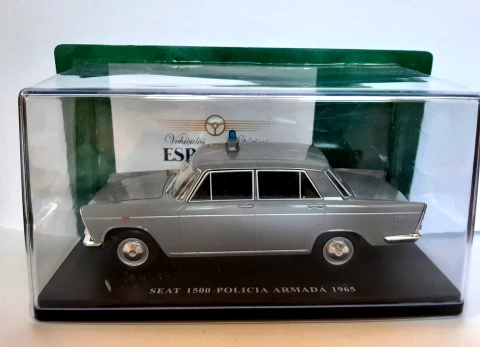 DIE CAST SEAT 1500 POLICIA ARMADA 1965 SCALA 1/24 SALVAT - Immagine 1 di 1