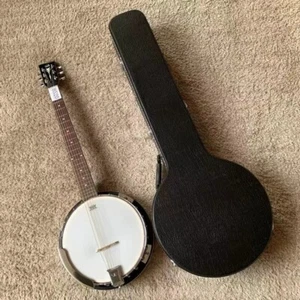 VGS Select 6 Cuerdas Banjo REMO Batería Cuero Viene con Estuche para Guitarra - Imagen 1 de 17