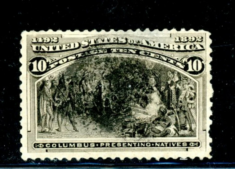 US Scott # 237 - Used - Gray Brown - Nice Stamp - Image 1 of 1